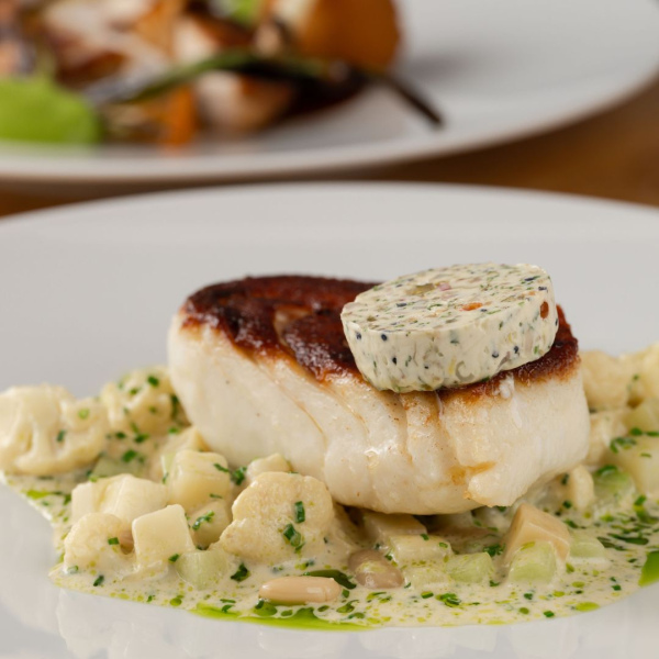 Market Fish  fish dish at Faras Restaurant, Ballybofey, Donegal