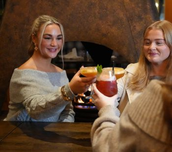 Girls enjoying cocktails in the Forge Bar, Ballybofey